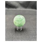 Flourite Gemstone Sphere w/Stand