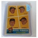 1960 Topps Pitts Pirates Coaches #467
