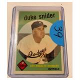 1959 Topps Duke Snider #20