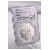 1995-D US Silver Dollar Olympics- Gymnastic