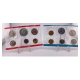 US Mint 1968 Uncirculated Coin Set P&D Minter