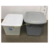 Storage Totes 2pc Lot