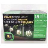 Sunforce Solar String Light Set, 36ï¿½ 18 Bulbs