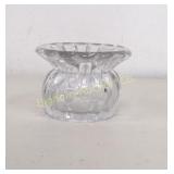 VTG Heisey Crystal  Crystolite 3" Pansy Vase