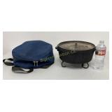 Footed 10.5" Dutch Oven w/Lid, Stand & Storage Bag