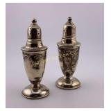 Empire Sterling Silver Weighted Salt & Pepper