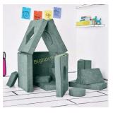 Yourigami Kids Convertible Green Play Fort