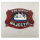 The Great Majestic" Cast Iron Plate Steam Ship