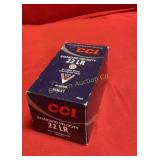 Ammo 22LR 500 Rounds CCI Lead Round Nose Target