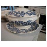 Large Tureen with platter