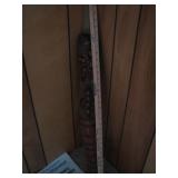 Hand carved wooden African stick