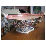 Handpainted Capodimonte Porcelain Bowl