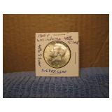1965P Uncirculated Silver Kennedy half dollar
