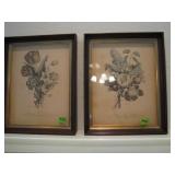 Pair of vintage prints