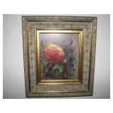 Framed Floral painting