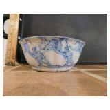 Blue Spongeware bowl