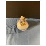 Vintage nurse hand musical figurine