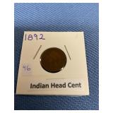 1892 Indian Head Cent