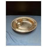 Silver plate soap bowl