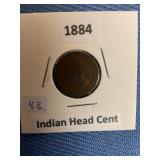 1884 Indian Head Cent