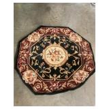 3ï¿½ 6ï¿½ x 3ï¿½ 6ï¿½ Octagon Blooming Medallion Rug NEW