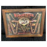 21ï¿½ x 15 1/2ï¿½ Winchester framed metal sign