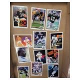 TRAY OF ASSORTED NFL CARDS, PRIME TIME, MISC