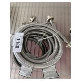 SET OF STAINLESS WATER HOSES