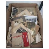 TRAY OF BLACK AND WHITE PHOTOS, VINTAGE