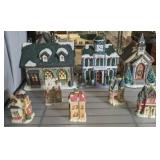 CHRISTMAS VILLAGE PIECES