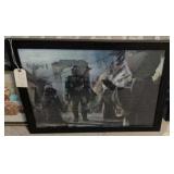 STARWARS 3D PUZZLE FRAMED MANDILORIAN