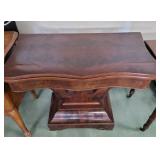 VINTAGE HARP BASE FLIP TOP GAME TABLE