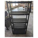 5 TIER PLASTIC SHELVING