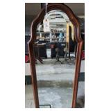 CHERRY CONSOLE BEVELED MIRROR