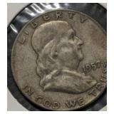 1957-D FRANKLIN HALF DOLLAR