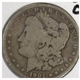 1901-O MORGAN SILVER DOLLAR