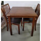 DINETTE TABLE, 2 CHAIRS