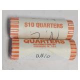 2 ROLLS OF STATE QUARTERS