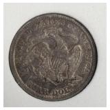 1876 SEATED LIBERTY QUARTER