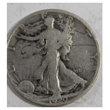 1920-S WALKING LIBERTY HALF DOLLAR