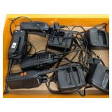 TRAY OF WALKIE TALKIES