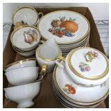 BAVARIAN GOLDEN CROWN DISH SET