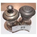 PEUGOT REVERE STERLING SALT AND PEPPER MILLS