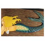 36IN MERMAID METAL WALL Dï¿½COR