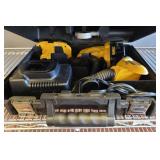 DEWALT 18V BATTERIES W/ CHARGER, SHOP LIGHT