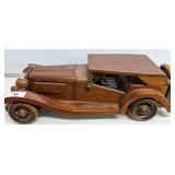 24IN WOODEN MODEL CAR