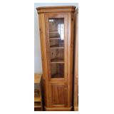 PINE 2 DOOR CORNER CABINET