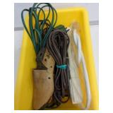 TRAY OF EXTENSION CORDS