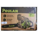 POULAN 14IN CHAIN SAW IN CASE