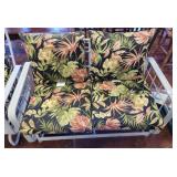 GLIDER LOVE SEAT W/ CUSHIONS